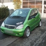 Mercedes A-Klasse Umlackierung Mercedes A-Klasse Umlackierung