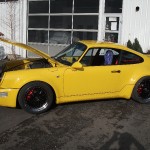 Porsche nach der Lackierung