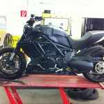 Ducati Diavel umbau beginn Sept.2011